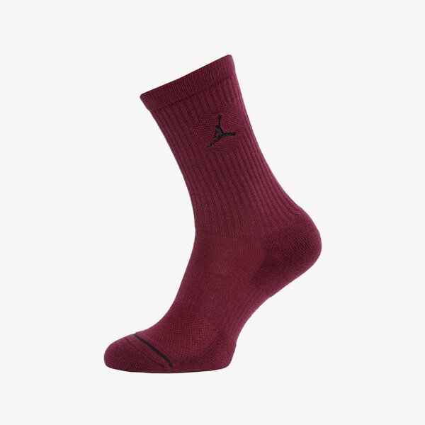 Sieviešu zeķes JORDAN- ZEĶES U J EVERYDAY CUSH POLY 3PR - 14 3PR - 144 dx9632-903 krāsa sarkana