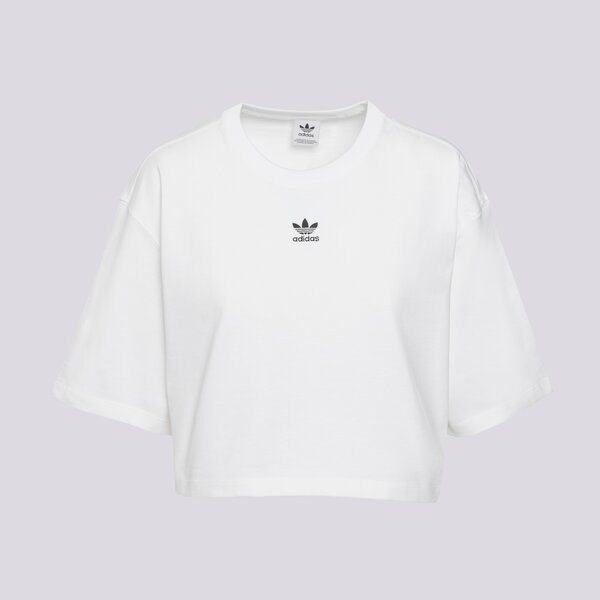 Krekli sievietēm ADIDAS T-SHIRT ESS CROP TEE jj3385 krāsa balta