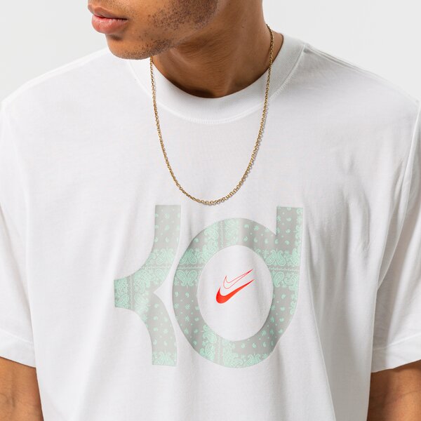 Vīriešu t krekli NIKE T-SHIRT KD M NK DF TEE LOGO NBA dq1874-100 krāsa balta