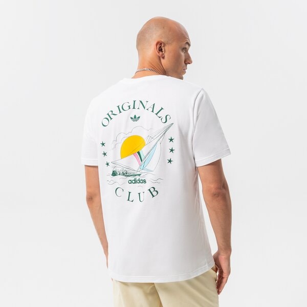 Vīriešu t krekli ADIDAS T-SHIRT SAILING GRAPHIC TEE hr7906 krāsa balta