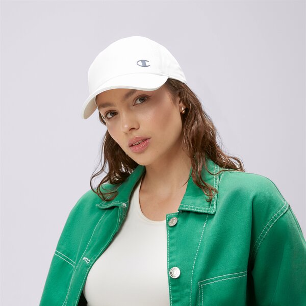 Sieviešu cepure ar nagu CHAMPION CEPURE BASEBALL CAP 800381ww001 krāsa balta
