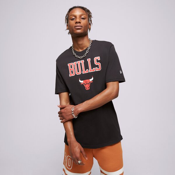 Vīriešu t krekli NEW ERA T-SHIRT NBA TEAM LOGO BULLS CHICAGO BULLS 60357049 krāsa melna