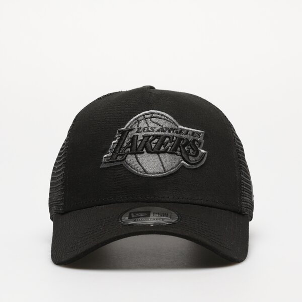 Vīriešu cepure ar nagu NEW ERA CEPURE BOB LOGO 9FORTY TRUCKER LAKERS LOS ANGELES LA 12523911 krāsa melna