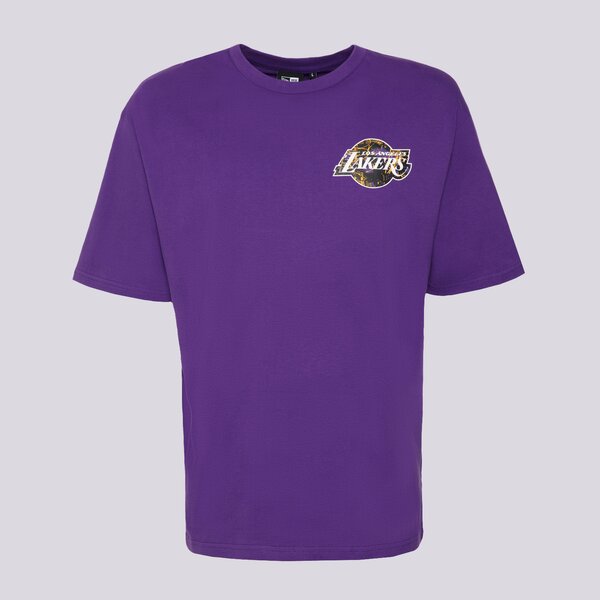 Vīriešu t krekli NEW ERA T-SHIRT INFILL TEAM LOGO OS LAKERS LOS ANGELES LAKER 60332134 krāsa violeta