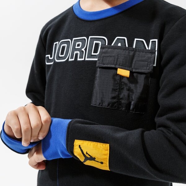 Džemperi bērniem JORDAN DŽEMPERIS NEXT UTILITY CREW BOY 95a746-023 krāsa melna