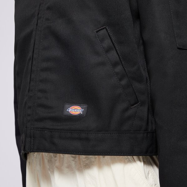 Sieviešu jaka DICKIES JAKA UNLINED CROPPED EISENHOWER JACKET dk0a4yqyblk1 krāsa melna