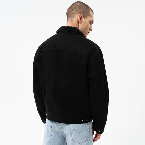 Vīriešu jaka LEVI'S JAKA TYPE 3 SHERPA TRUCKER 16365-0100 krāsa melna