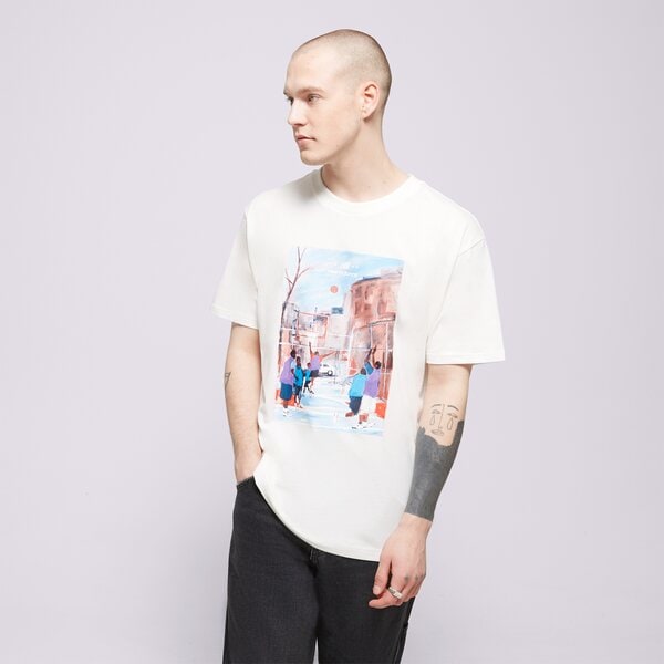 Vīriešu t krekli NEW BALANCE T-SHIRT HOOPS GRAPHIC COTTON JERSE mt31583sst krāsa daudzkrāsaina