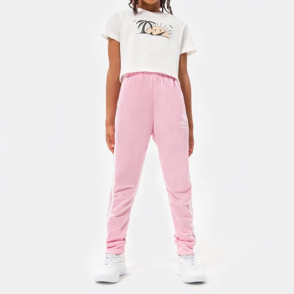 Bērnu bikses ADIDAS BIKSES SST TRACK PANTS GIRL hd2046 krāsa rozā