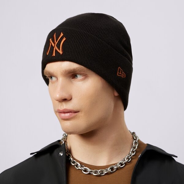 Vīriešu ziemas cepure NEW ERA CEPURE LE BEANIE NYY BLK NEW YORK YANKEES 60364350 krāsa melna