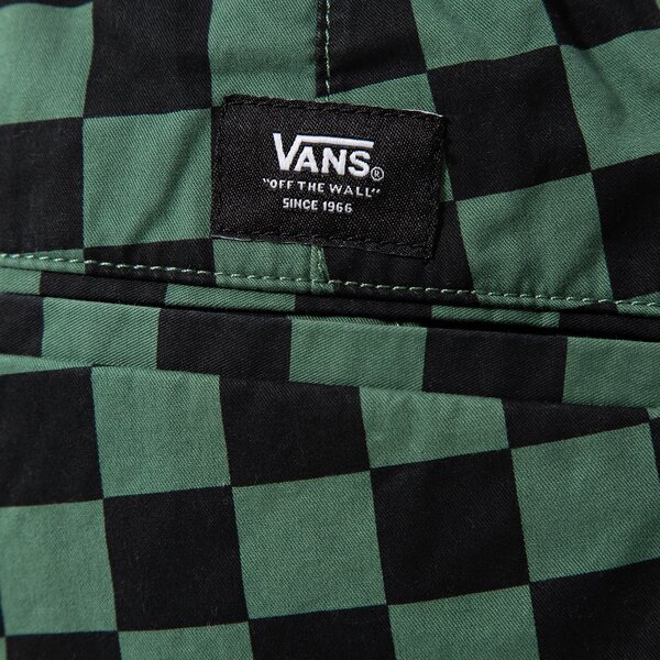 Vīriešu bikses VANS BIKSES RANGE BAGGY TAPERED ELASTIC PANT vn00000dq7m1 krāsa daudzkrāsaina
