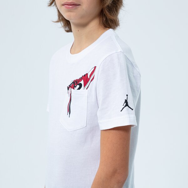T krekli bērniem JORDAN T-SHIRT AJ1 POCKET PLAY BOY 95b092001 krāsa balta