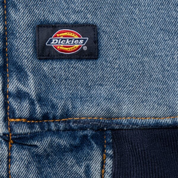 Vīriešu jaka DICKIES JAKA DICKIES HOODED DENIM JACKET dk0a4zapk211 krāsa zila