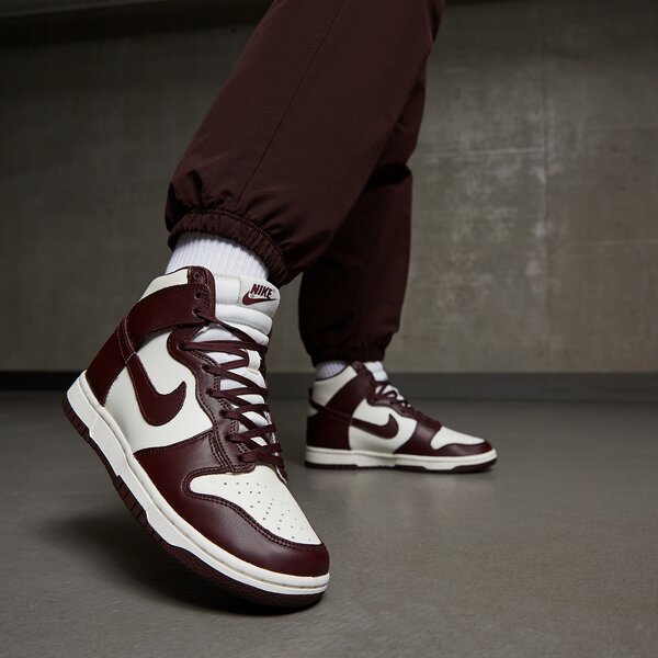 Sporta apavi sievietēm NIKE DUNK HIGH  dd1869601 krāsa bordo