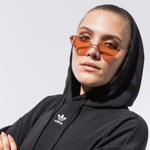 Sieviešu džemperis ADIDAS  DŽEMPERIS AR KAPUCI  TREFOIL ESSENTIALS HOODIE gd4291 krāsa melna