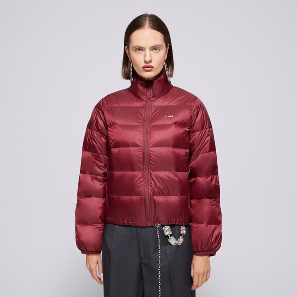 Sieviešu ziemas jaka LEVI'S JAKA ZIEMAS WMS PACKABLE DOWN JACKET REDS a8320-0007 krāsa bordo