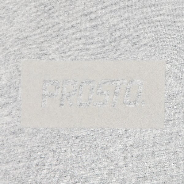 Vīriešu t krekli PROSTO  T-SHIRT CLOSS GREY kl241mtee122x krāsa pelēka