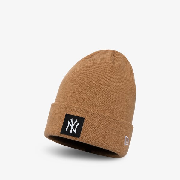 Vīriešu ziemas cepure NEW ERA CEPURE TEAM BEANIE NYY BRWN NEW YORK YANKEES WHT 60141873 krāsa brūna