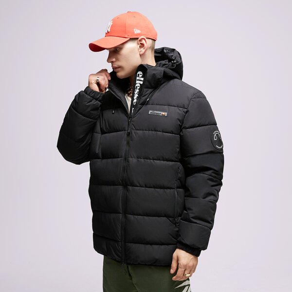 Ziemas jaka vīriešiem ELLESSE JAKA DŪNU GERANA PADDED JACKET BLK sht19084011 krāsa melna