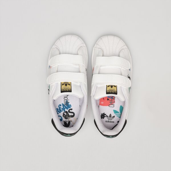 Sporta apavi bērniem ADIDAS SUPERSTAR PU.CF I h00779 krāsa balta