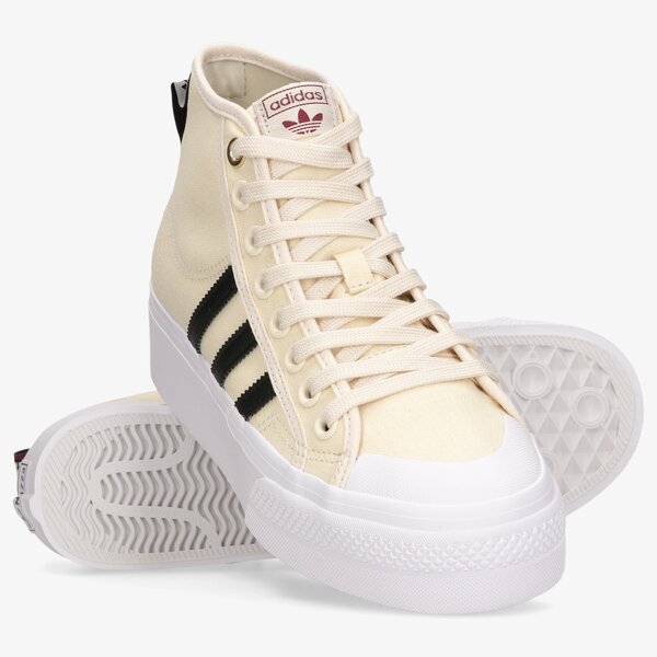 Sporta apavi sievietēm ADIDAS NIZZA PLATFORM MID W h00641 krāsa bēša