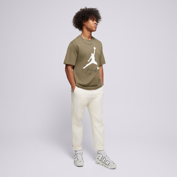 Vīriešu t krekli JORDAN T-SHIRT JUMPMAN FLIGHT HBR TEE ao0664-222 krāsa haki