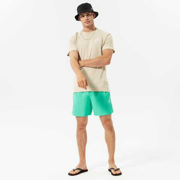 Vīriešu šorti ADIDAS ŠORTI 3-STRIPES SWIMS hf2119 krāsa zaļa