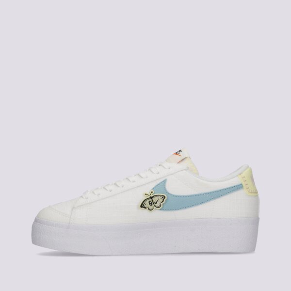 Sporta apavi sievietēm NIKE BLAZER LOW PLATFORM NEXT NATURE dj6376-100 krāsa balta