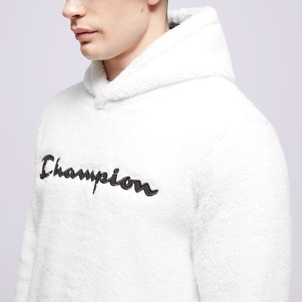 Vīriešu džemperis CHAMPION  DŽEMPERIS AR KAPUCI  HOODED TOP 214973ww033 krāsa balta