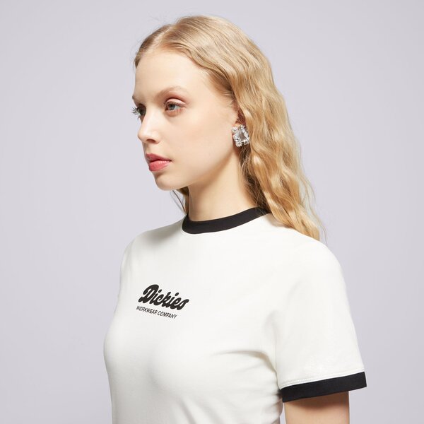 Krekli sievietēm DICKIES T-SHIRT LEWISTOWN RINGER SS TEE W dk0a4z8ic481 krāsa bēša