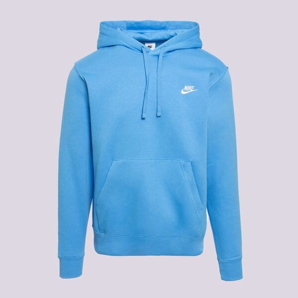 Vīriešu džemperis NIKE  DŽEMPERIS AR KAPUCI    NIKE SPORTSWEAR CLUB FLEECE bv2654-412 krāsa zila