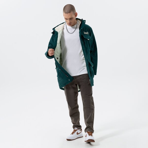 Ziemas jaka vīriešiem LEVI'S JAKA ZIEMAS EASTPORT UTILITY JACKET a3562-0001 krāsa zaļa