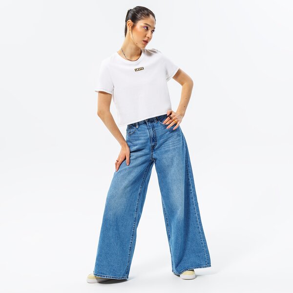 Krekli sievietēm LEVI'S T-SHIRT CROPPED JORDIE TEE a0785-0038 krāsa balta