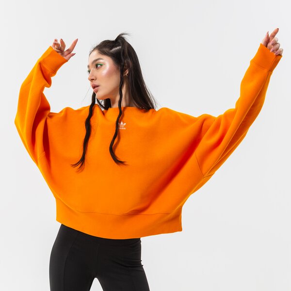 Sieviešu džemperis ADIDAS DŽEMPERIS SWEATSHIRT hf7477 krāsa oranža
