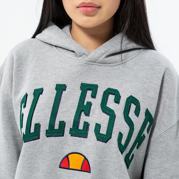 Sieviešu džemperis ELLESSE  DŽEMPERIS AR KAPUCI    RAMO CROP HOODY GREY MRL sgp15918112 krāsa pelēka