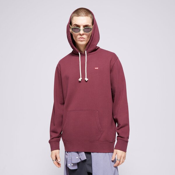 Vīriešu džemperis LEVI'S  DŽEMPERIS AR KAPUCI  THE ORIGINAL HM HOODIE REDS 34581-0044 krāsa bordo