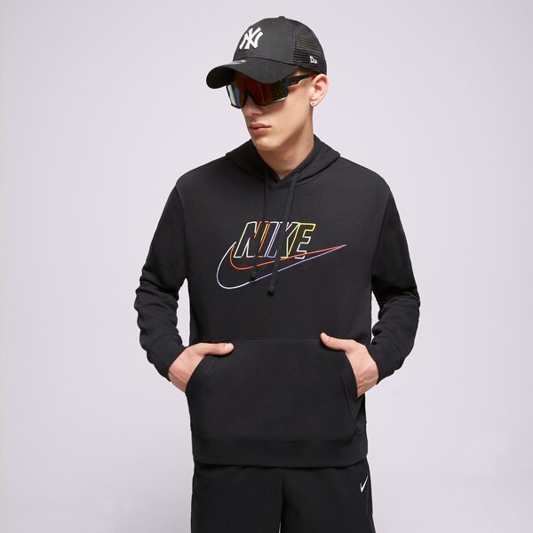 Vīriešu džemperis NIKE  DŽEMPERIS AR KAPUCI    M NK CLUB+ FT PO HOODIE MCF dx0793-010 krāsa melna