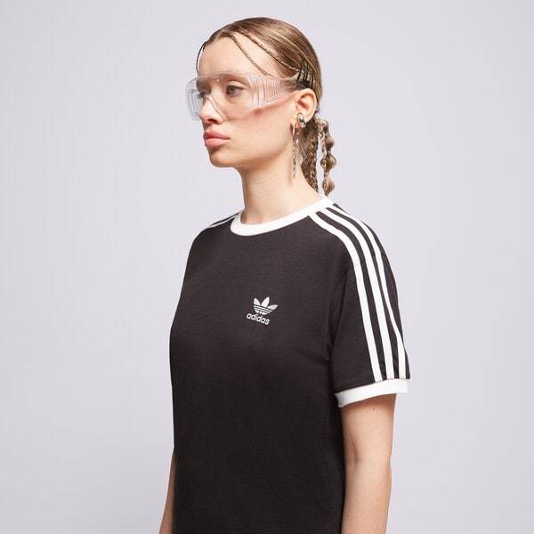 Krekli sievietēm ADIDAS T-SHIRT 3 STRIPES TEE ib7407 krāsa melna