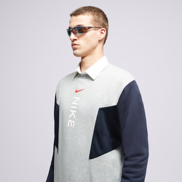 Vīriešu džemperis NIKE DŽEMPERIS HYBRID CREW DGH SWEATSHIRT dv2329-064 krāsa pelēka