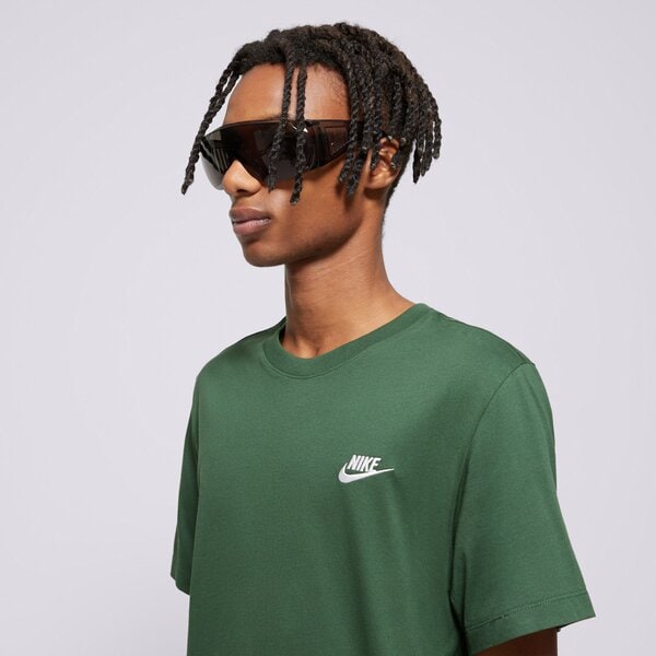 Vīriešu t krekli NIKE T-SHIRT SS NIKE SPORTSWEAR CLUB ar4997-323 krāsa zaļa