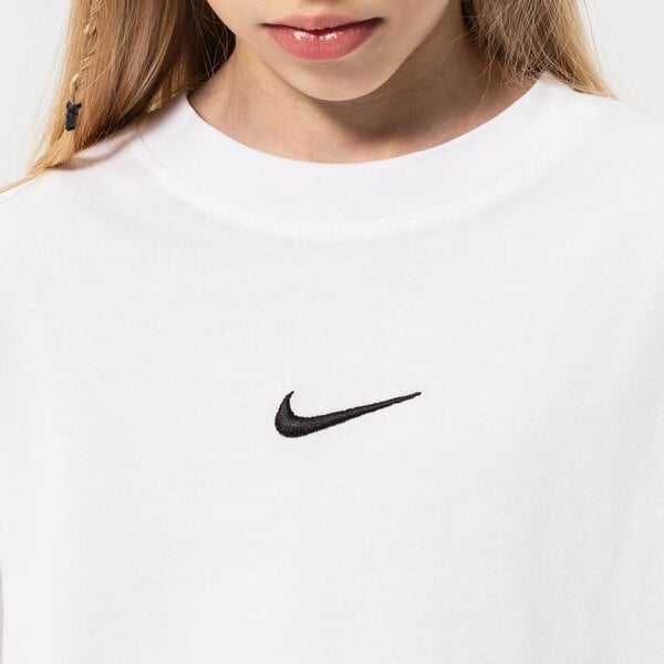 T krekli bērniem NIKE GIRLS' ESSENTIAL BOXY T SHIRT JUNIOR GIRL dh5750-100 krāsa balta