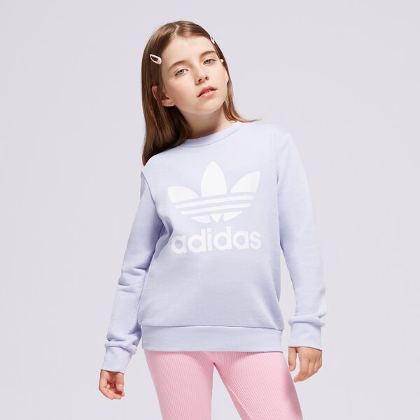 Džemperi bērniem ADIDAS DŽEMPERIS TREFOIL CREW GIRL in8428 krāsa violeta