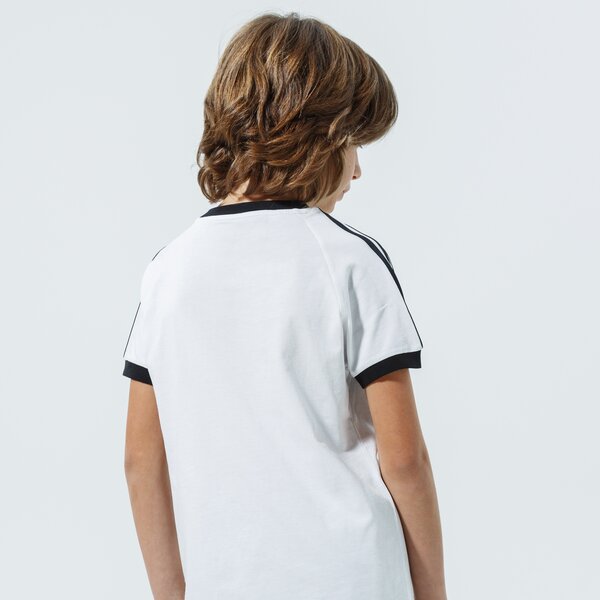 T krekli bērniem ADIDAS T-SHIRT 3STRIPES TEE BOY dv2901 krāsa balta