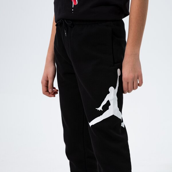 Bērnu bikses JORDAN BIKSES JDB JUMPMAN LOGO FLEECE PANT BOY 956327-023 krāsa melna