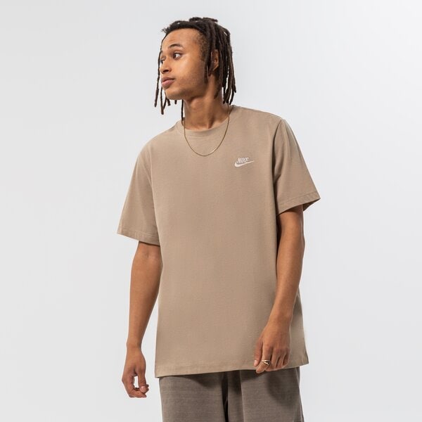 Vīriešu t krekli NIKE T-SHIRT NIKE SPORTSWEAR CLUB ar4997-247 krāsa brūna