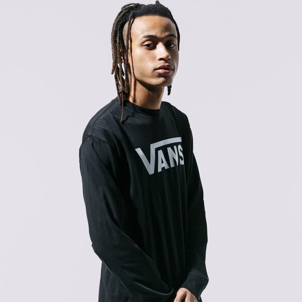 Vīriešu t krekli VANS T-SHIRT VANS CLASSIC LS vn000k6hy281 krāsa melna