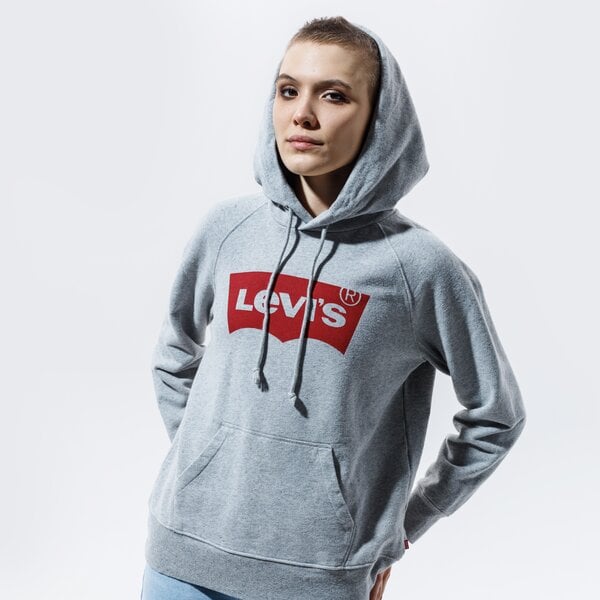 Sieviešu džemperis LEVI'S  DŽEMPERIS AR KAPUCI  GRAPHIC SPORT HOODIE 35946-0003 krāsa pelēka