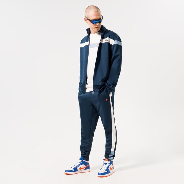 Vīriešu džemperis ELLESSE DŽEMPERIS AR RĀVĒJSLĒDZĒJU    SPINELLA TRACK TOP DBL shr17431420 krāsa zila