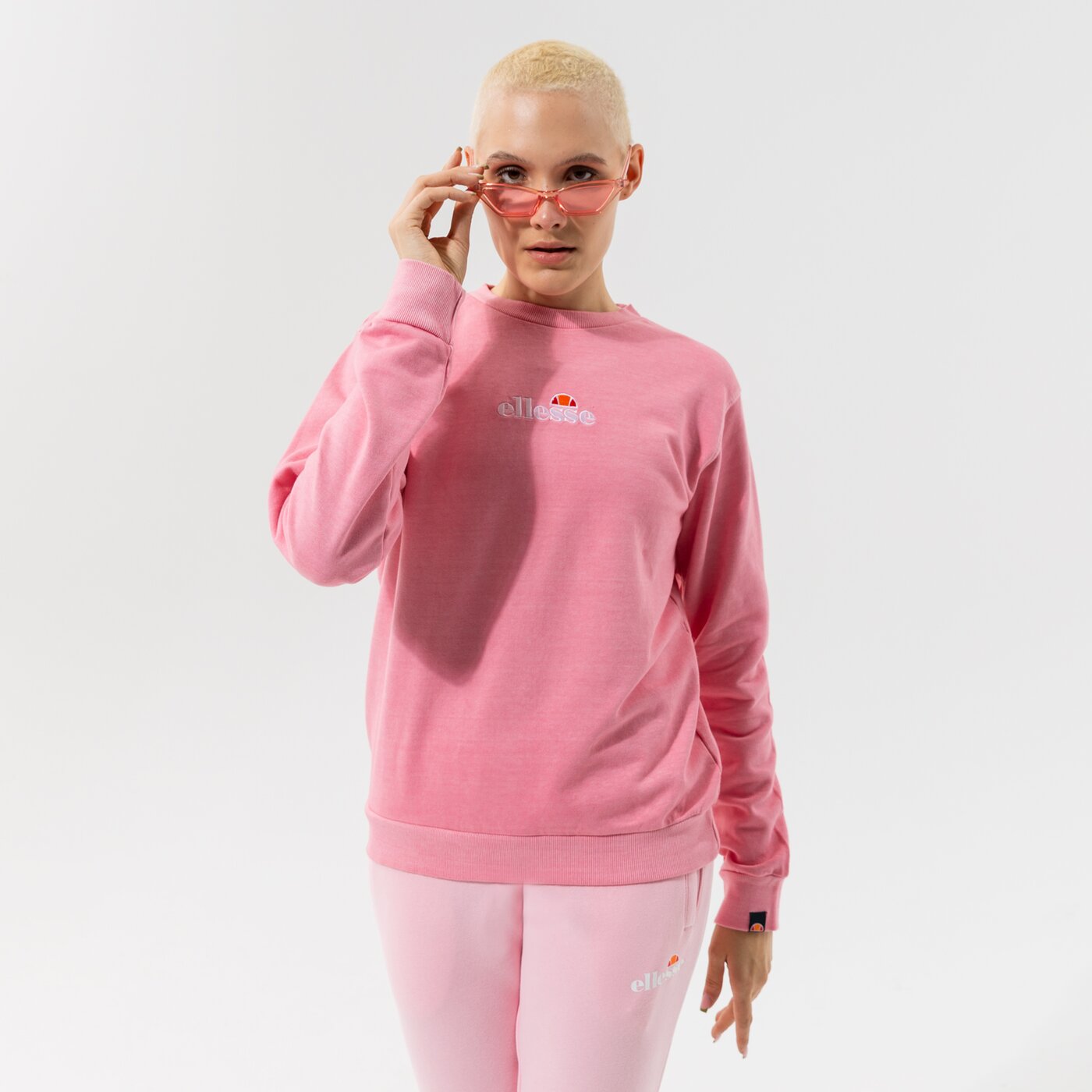 Sieviešu džemperis ELLESSE DŽEMPERIS SAPPAN SWEATSHIRT PINK sgk13149pink krāsa rozā