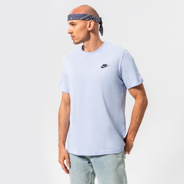 Vīriešu t krekli NIKE T-SHIRT SPORTSWEAR CLUB FLEECE ar4997-548 krāsa zila